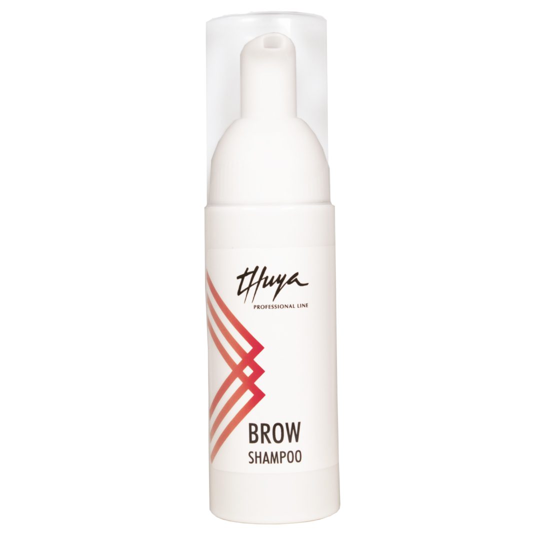 Nærbillede af produktet 🌿 THUYA Brynshampoo: Vegansk Dybderens før Farve & Lamination