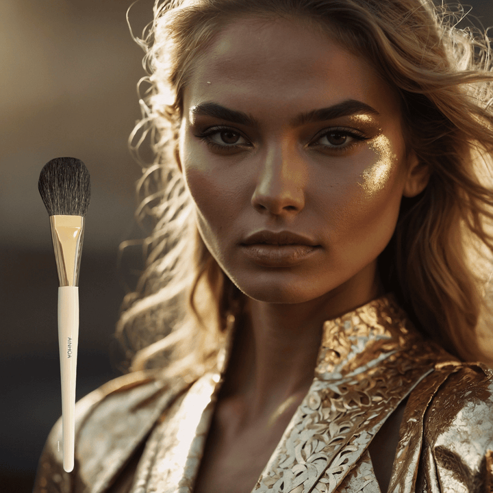 AINHOA FLAD PUDDERBØRSTE NR. 16.