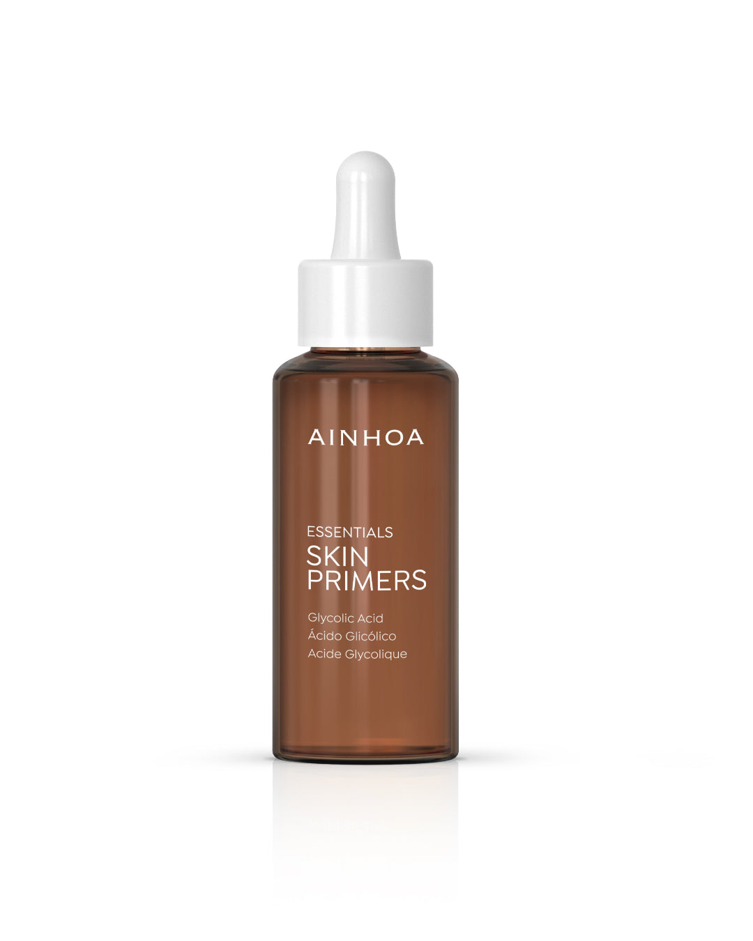 Ainhoa Glycolic Acid: AHA peeling til moden, kombineret eller dehydreret hud. Exfolierer, fornyer og revitaliserer. Ikke egnet til sensitiv hud.