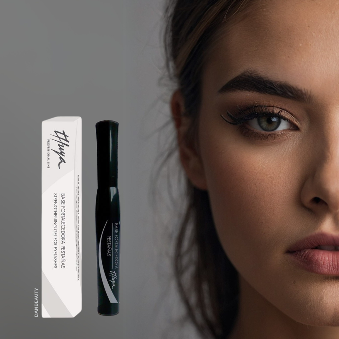 Flot model med THUYA STRENGTHENING GEL 🌱: Vegansk vippeserum for lange, fyldige & stærke vipper