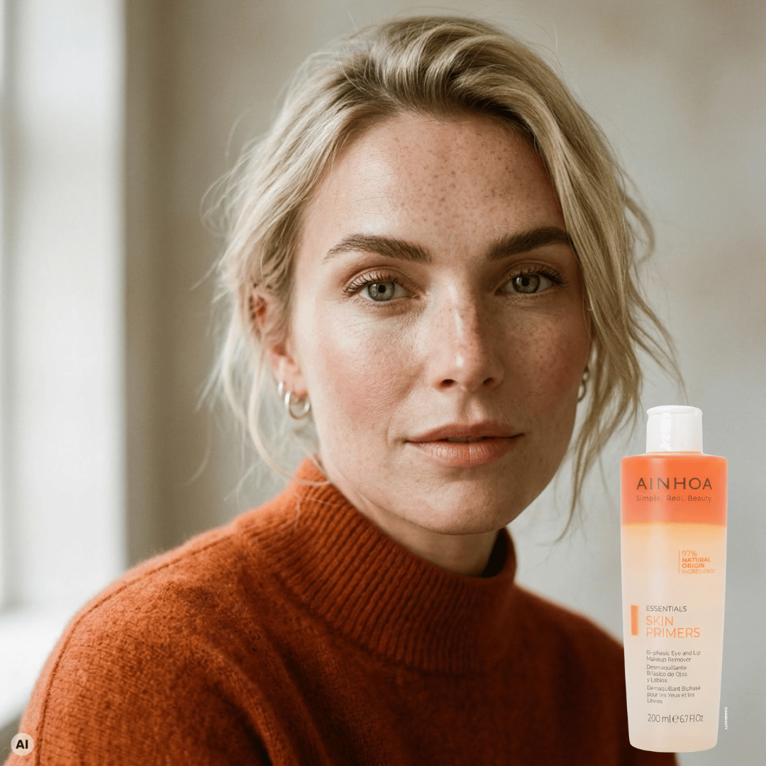 AINHOA SKIN PRIMERS - BI-PHASIC EYE &amp; LIP MAKEUP REMOVER