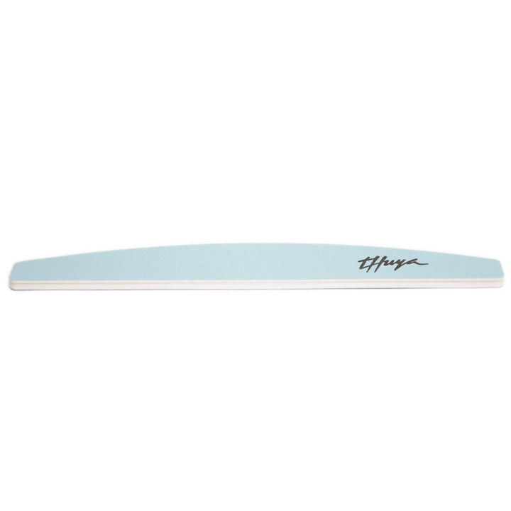 BLUE CUSHIONED NAIL FILE HALF MOON 120/240