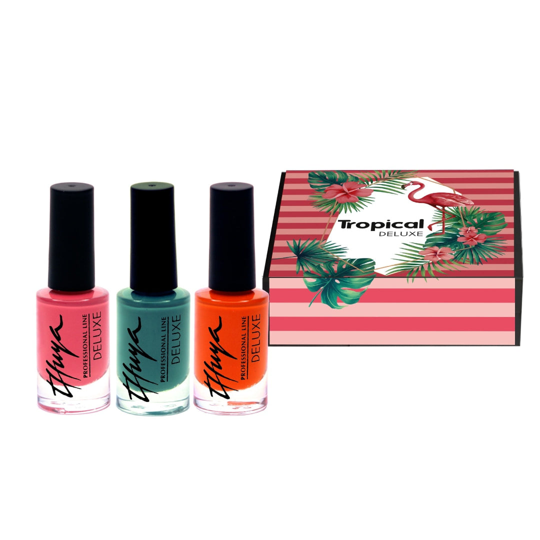 DELUXE TROPICAL NAIL POLISH KIT