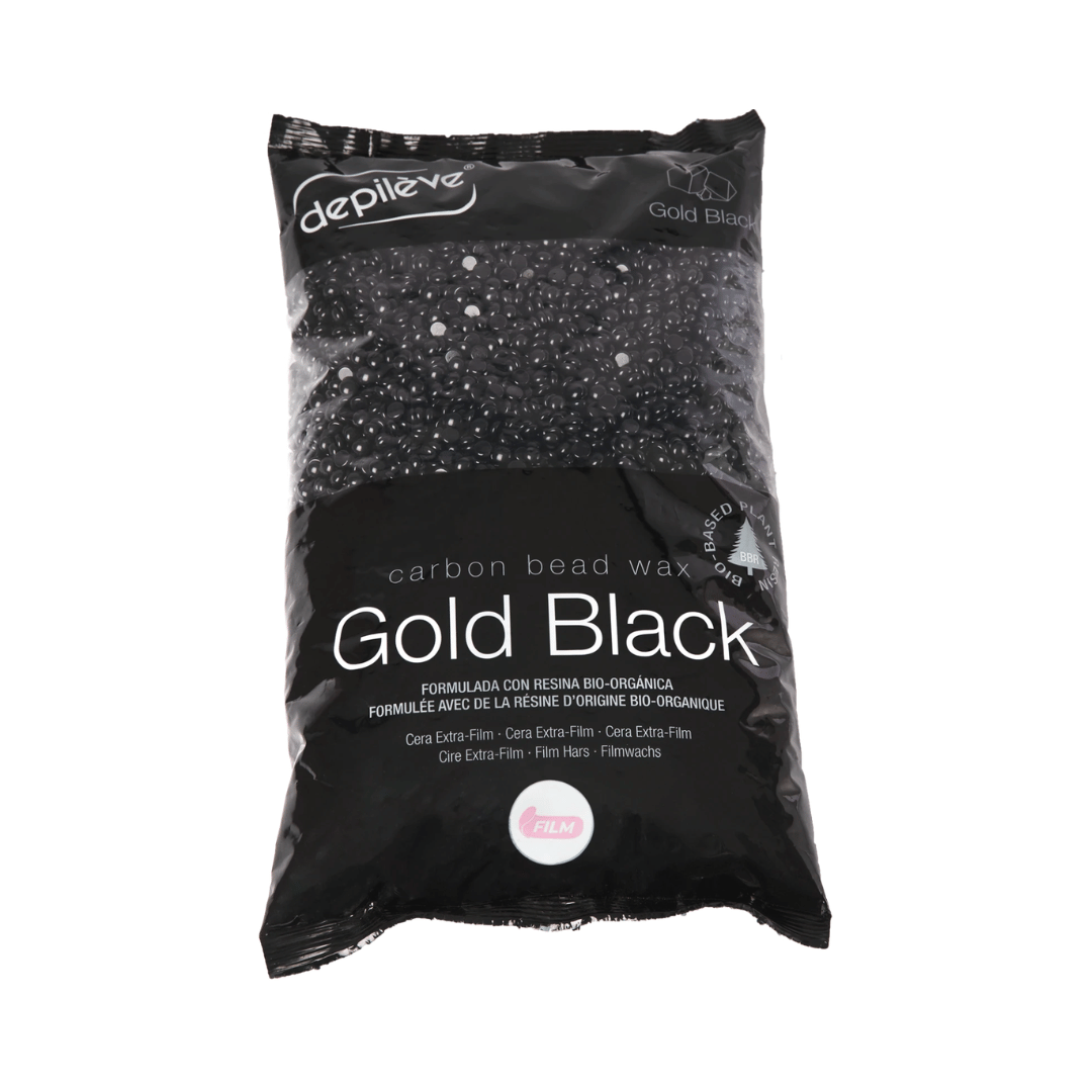 DEPILÈVE GOLD BLACK CARBON BEAD FILM WAX - VOKSPERLER