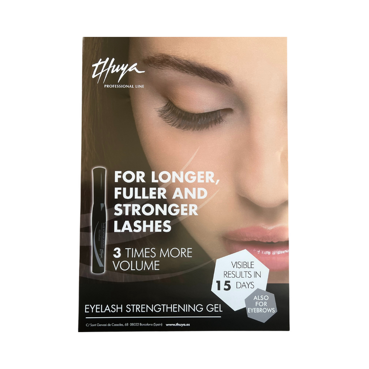 EYELASHES STRENGTHENING GEL POSTER