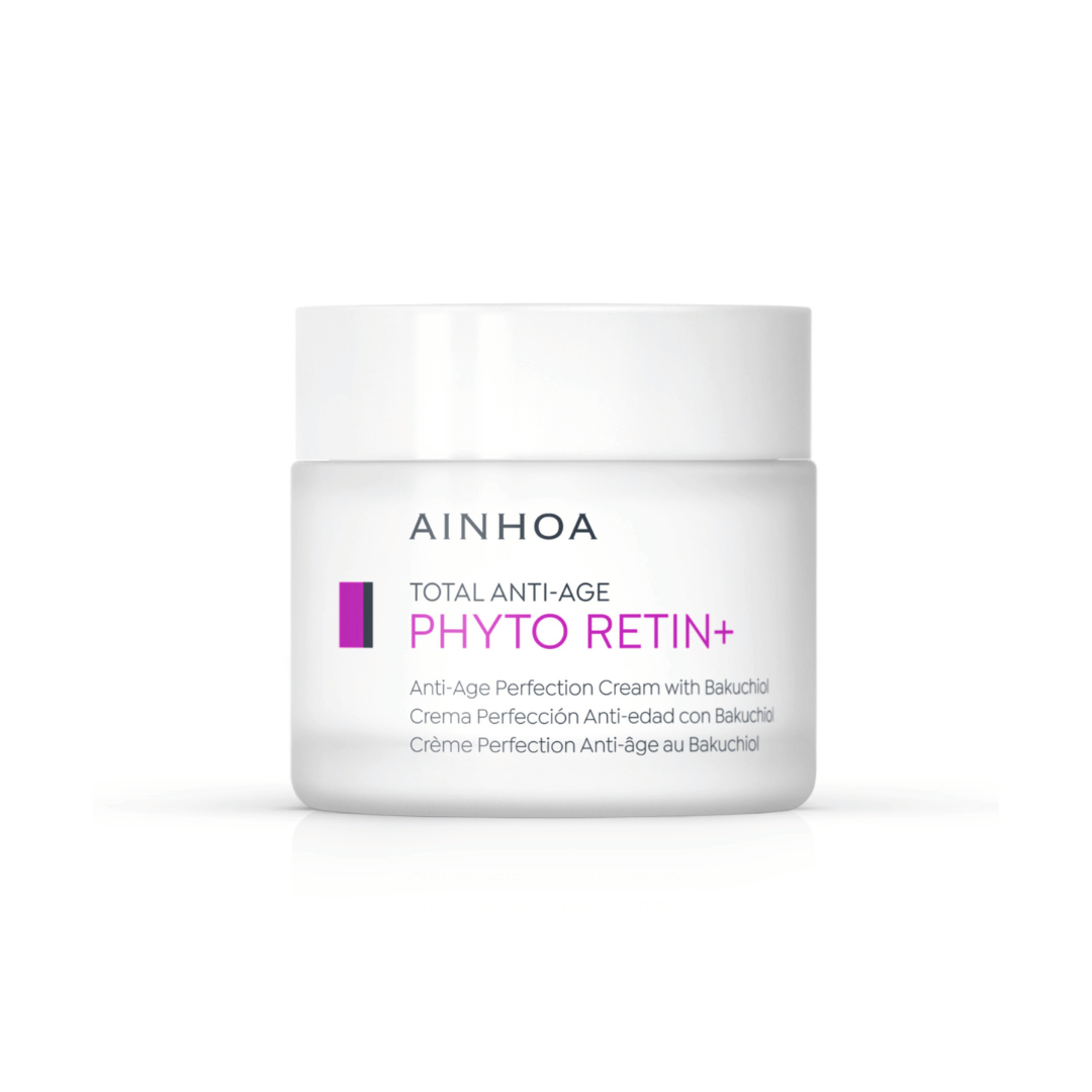 Phyto Retin+ Anti Age Perfection Cream: Effektiv plantebaseret anti-age creme med vegansk retinol (bakuchiol). Til professionel og hjemmebrug. Reducerer fine linjer og pigmentforandringer.