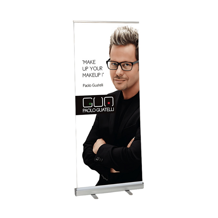 PAOLO GUATELLI ROLL UP BANNER - MAKE UP YOUR MAKEUP