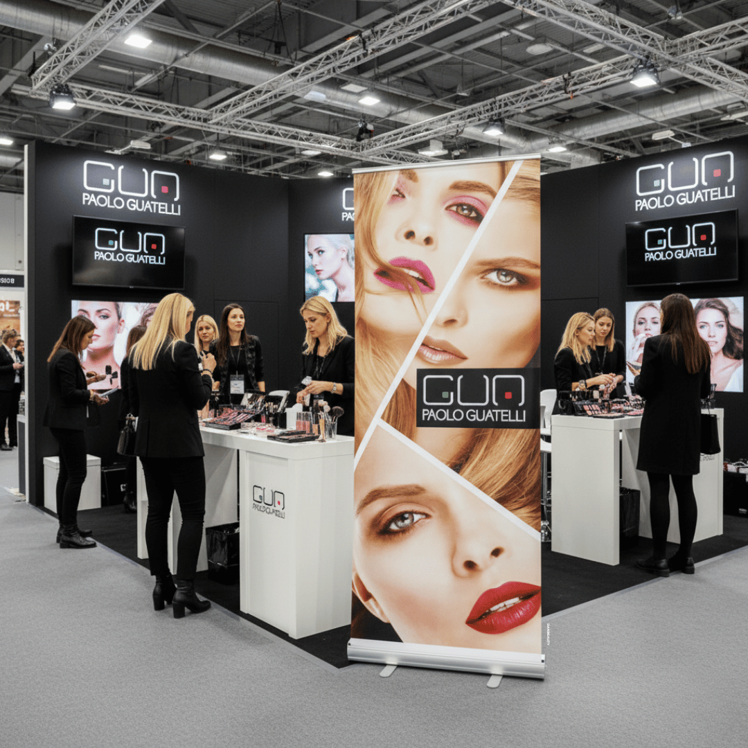 PAOLO GUATELLI ROLL UP BANNER - MAKEUP TRENDS