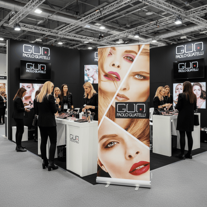 PAOLO GUATELLI ROLL UP BANNER - MAKEUP TRENDS