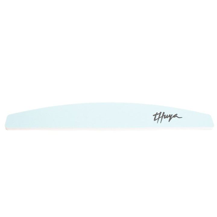 BLUE CUSHIONED NAIL FILE HALF MOON 120/240