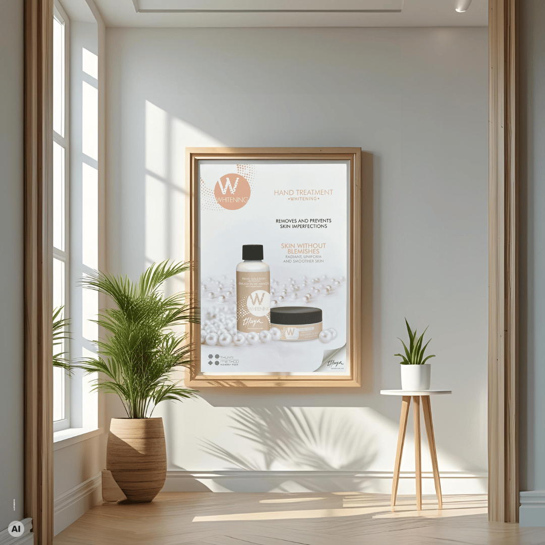 WHITENING HAND TREATMENT POSTER