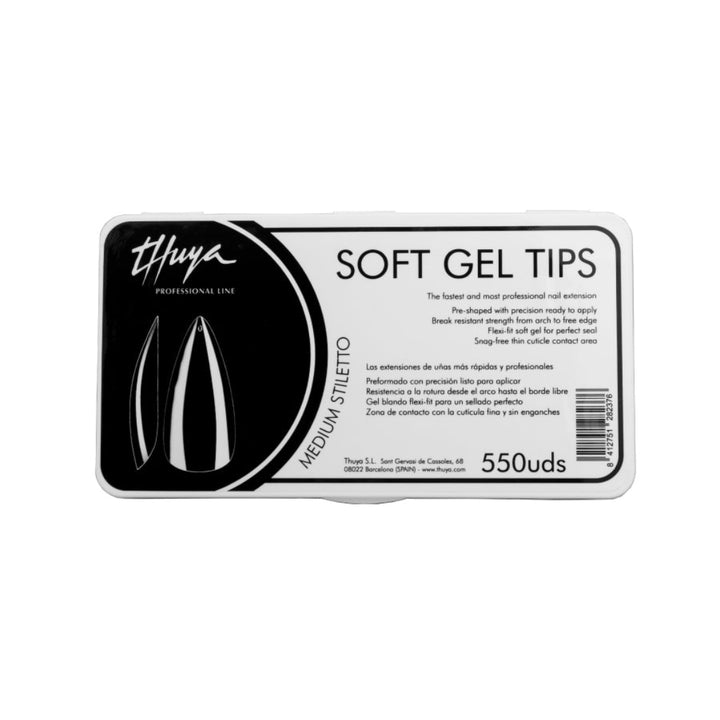 SOFT GEL TIPS MEDIUM STILETTO
