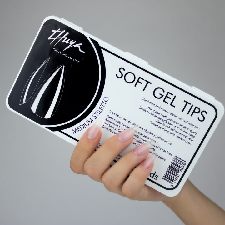SOFT GEL TIPS MEDIUM STILETTO