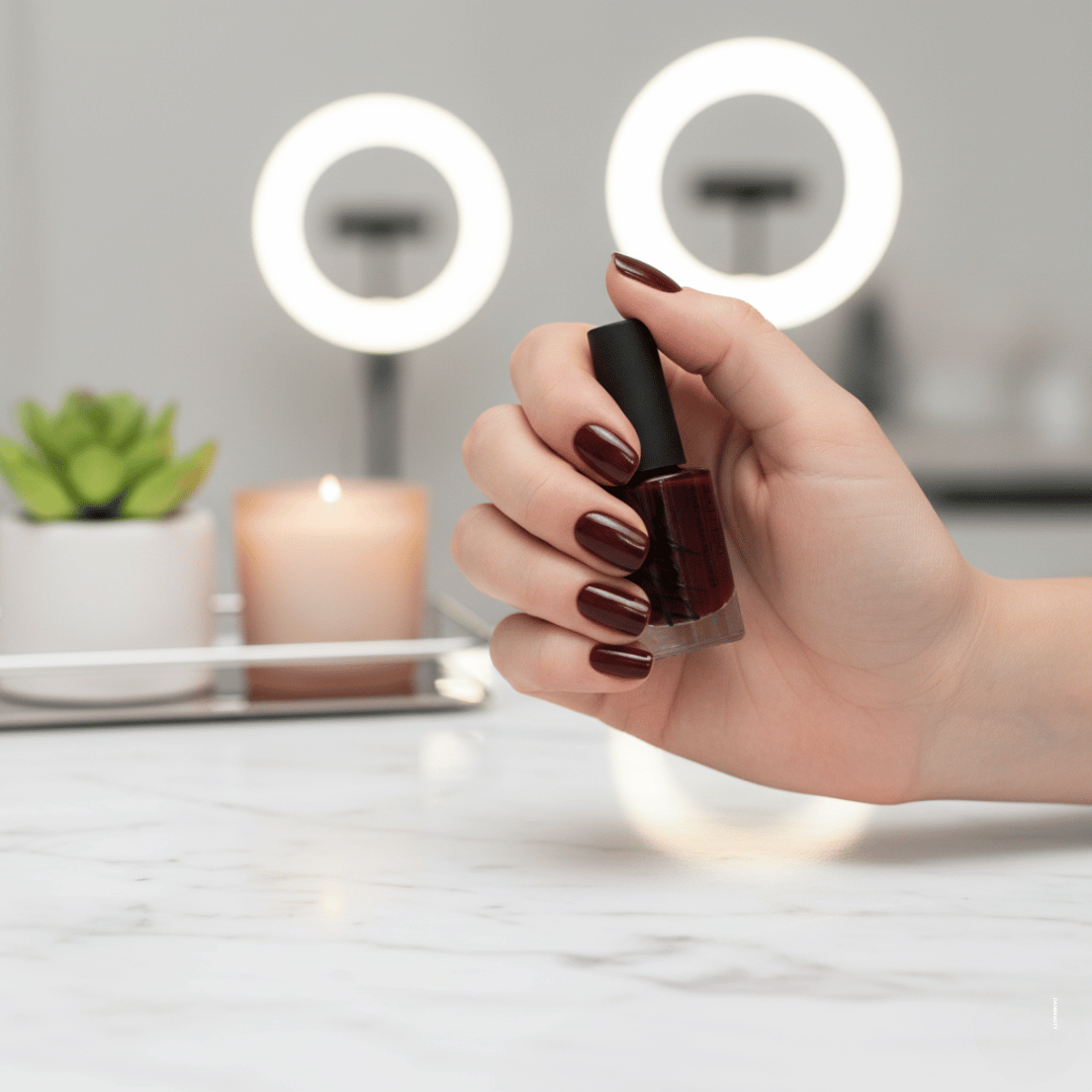 NO48 SAHARA DARK RED - DELUXE NEGLELAK