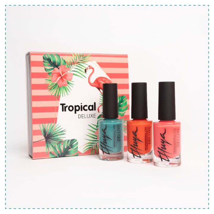 DELUXE TROPICAL NAIL POLISH KIT