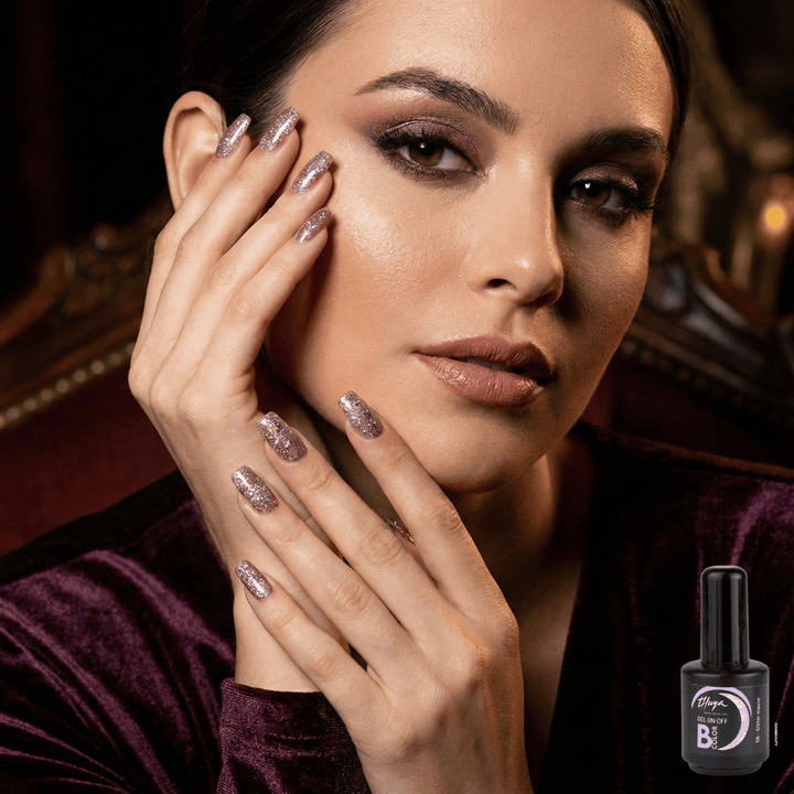 THUYA B-COLOR GELLAK - GLITTER MAUVE NR. 56