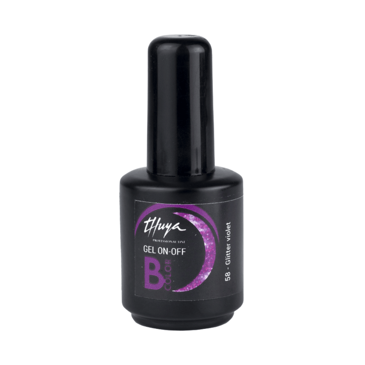 THUYA B-COLOR GELLAK - GLITTER VIOLET NR. 58