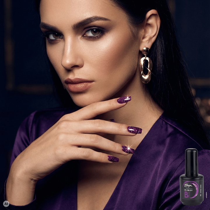 THUYA B-COLOR GELLAK - GLITTER VIOLET NR. 58
