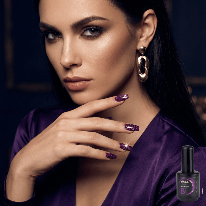 THUYA B-COLOR GELLAK - GLITTER VIOLET NR. 58