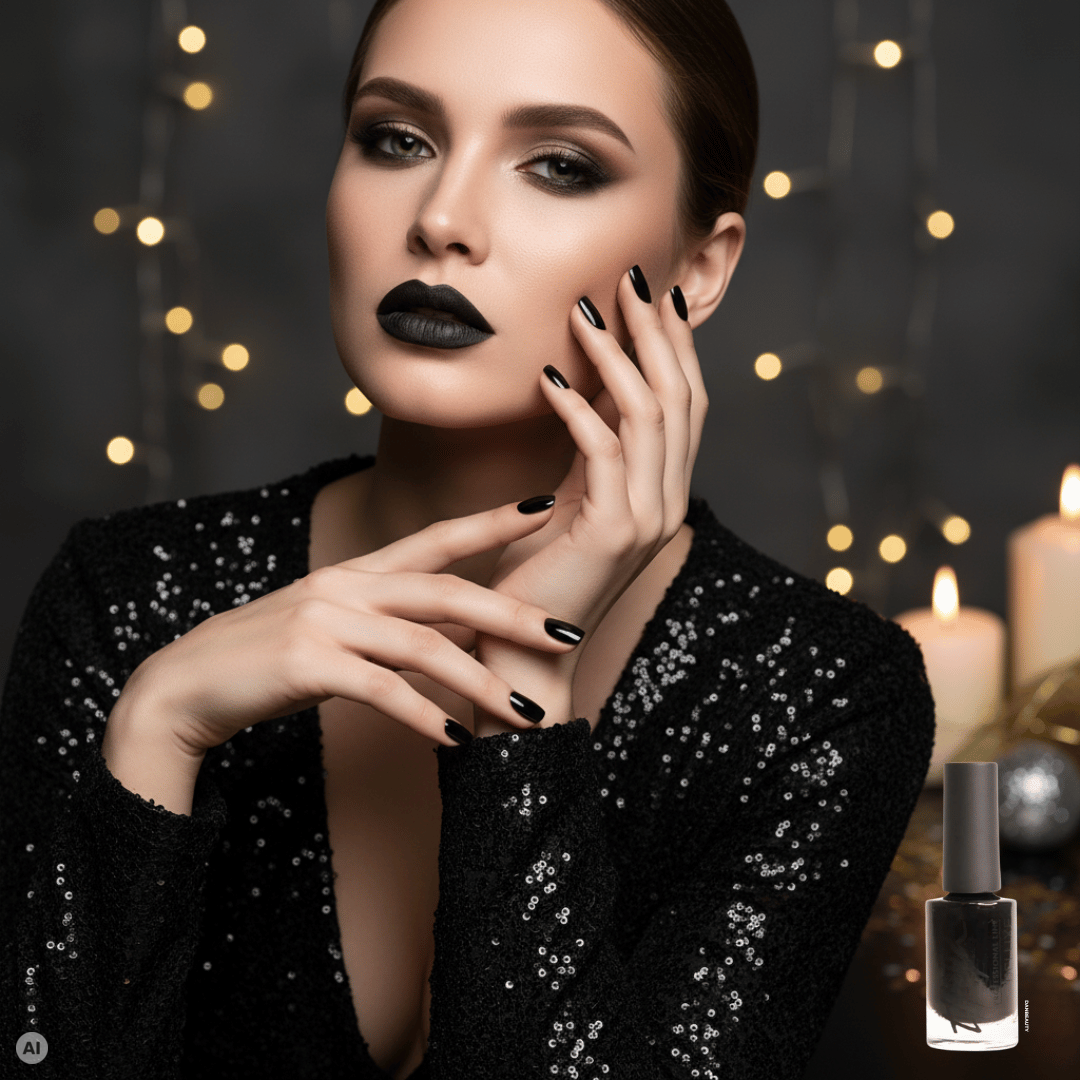 NO37 VELVET BLACK - DELUXE NEGLELAK
