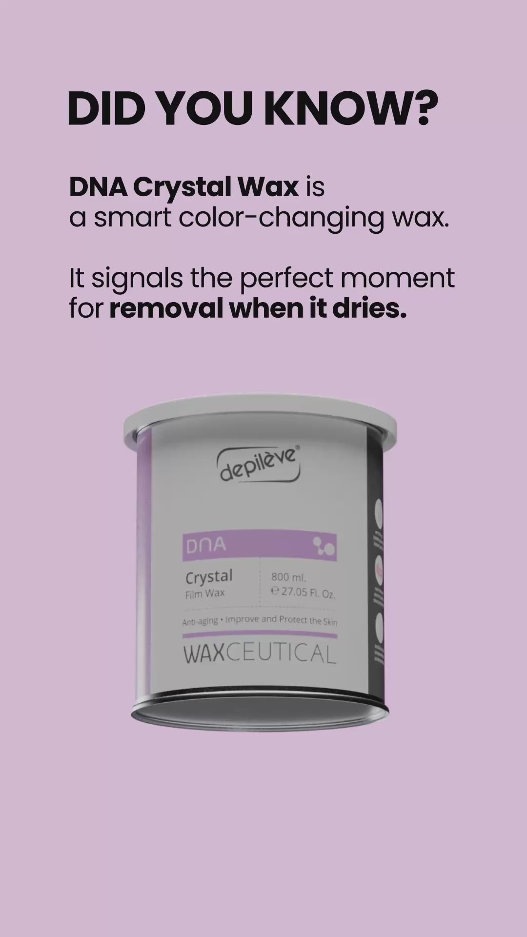 DEPILÈVE WAXCEUTICAL DNA CRYSTAL FILM WAX