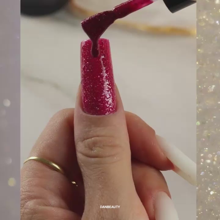 THUYA B-COLOR GELLAK - GLITTER FUCHSIA NR. 57