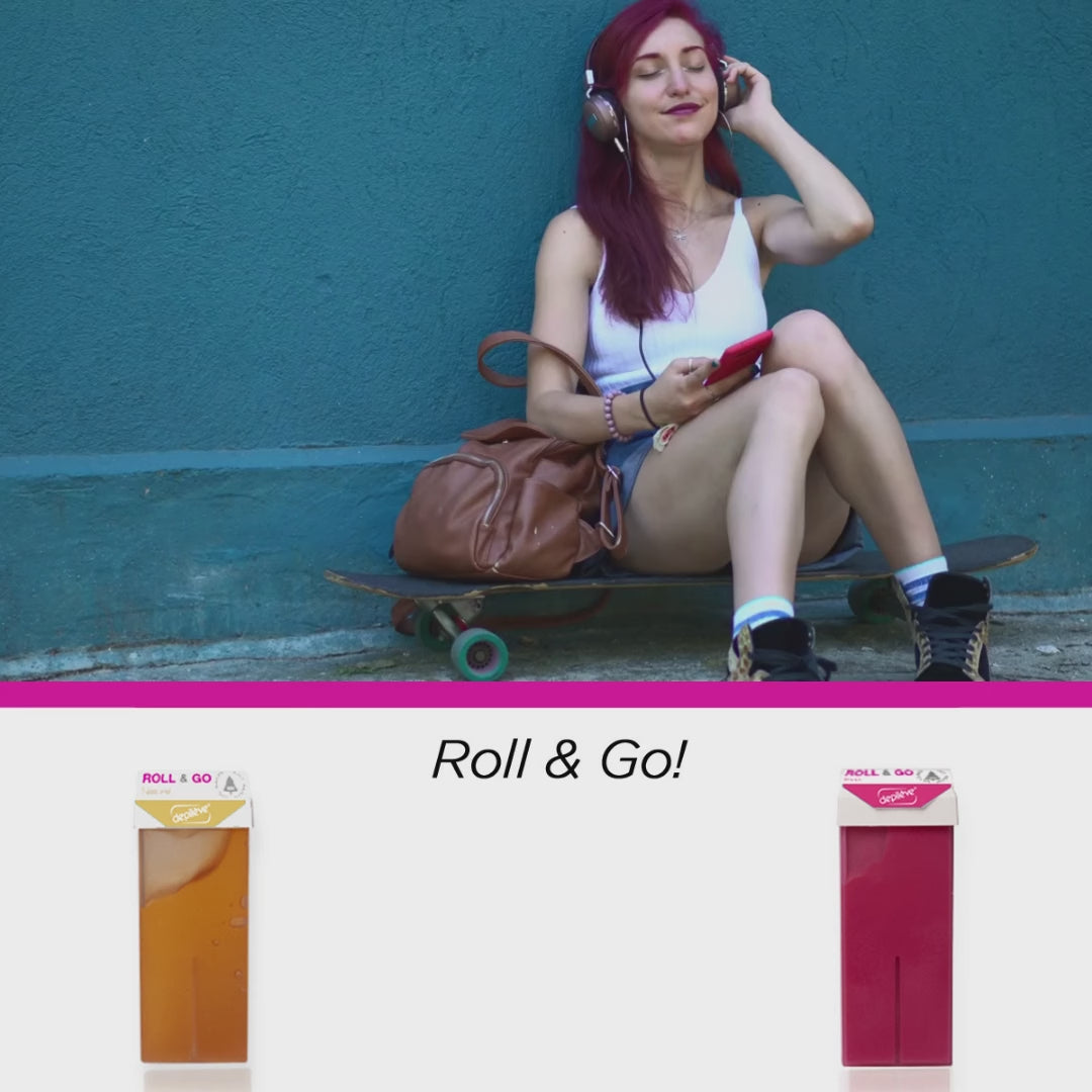 DEPILÈVE ROLL &amp; GO NATURAL ROLL-ON WAX