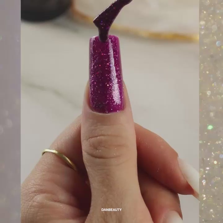 THUYA B-COLOR GELLAK - GLITTER VIOLET NR. 58