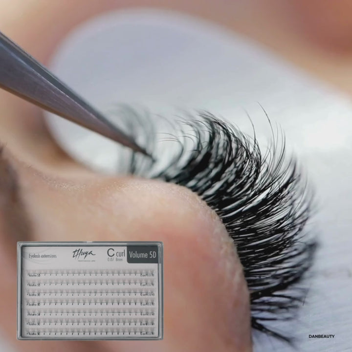 5D EYELASH EXTENSIONS C CURL