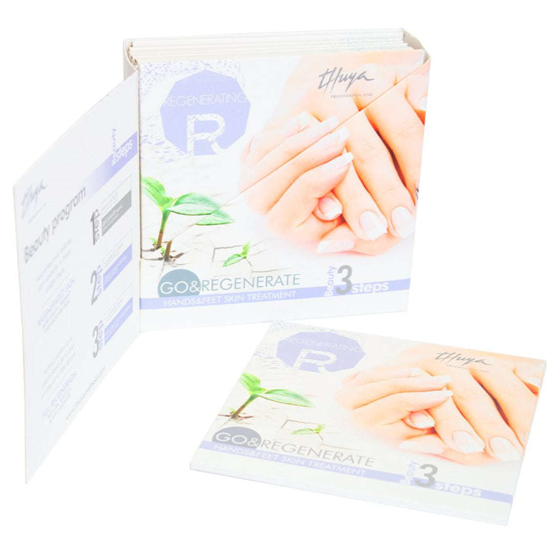 billedet viser regenerating hands and feet skin treatment kit, som er et eksklusivt plantebaseret vegansk hjemmekit til meget tørre hænder og fødder