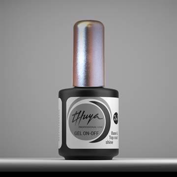 Thuya Permanent Nail Polish Gel On Off Base and Top coat 2in1