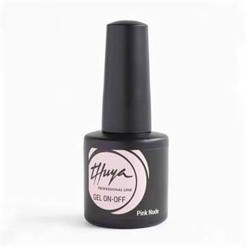 Permanent Nail Polish Gel On-Off Pink Nude 7 ml.