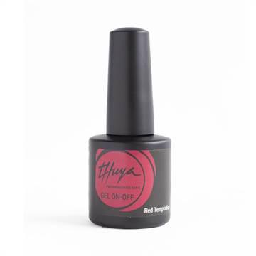 Permanent Nail Polish Gel On-Off Red Temtation 7 ml.